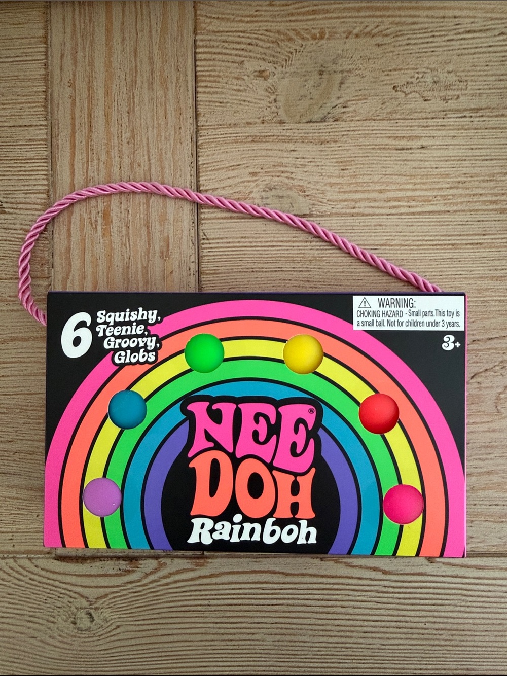 Needoh Rainbow, 6 Squishy, Teenie, Groovy, Globs